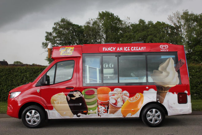 Ice cream van for hire in Essex