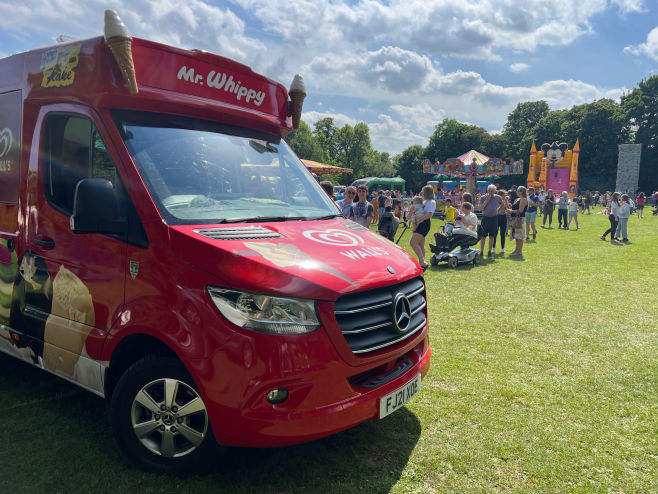 Ice cream van hire for events